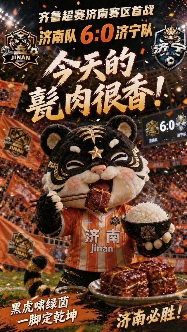 文体旅融合点亮首秀，齐鲁超赛济南队6球大胜济宁队